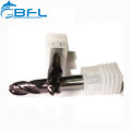 BFL 2 Flutes Tungsten Carbide Ball End Mill For Metal Processing